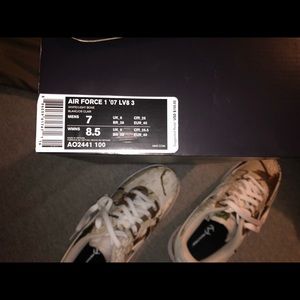 Air Force one Real tree Shoes